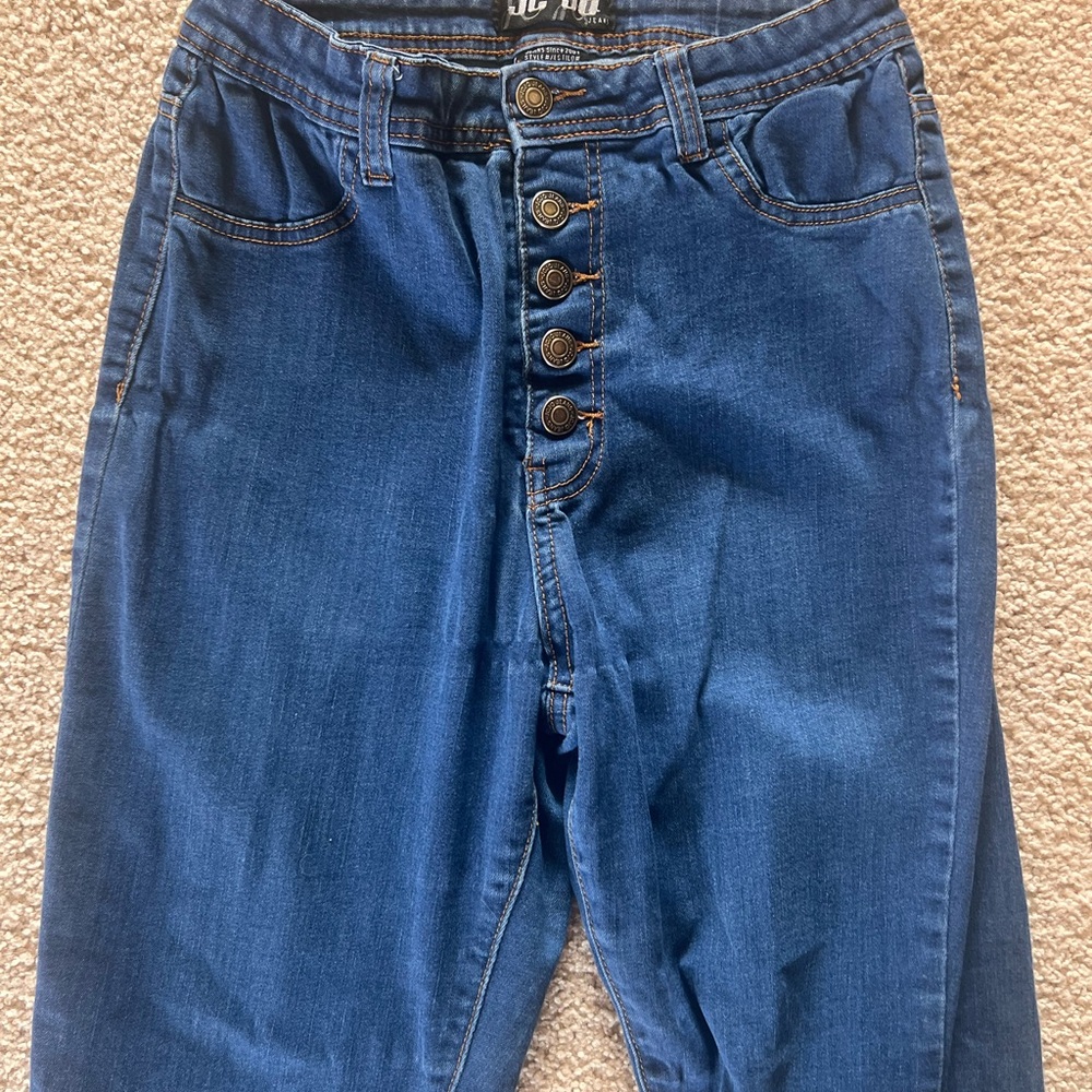High Rise Bell Bottom Jeans